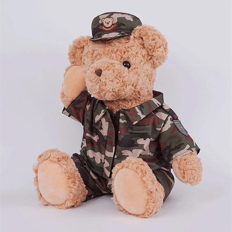 Militär teddybjörn