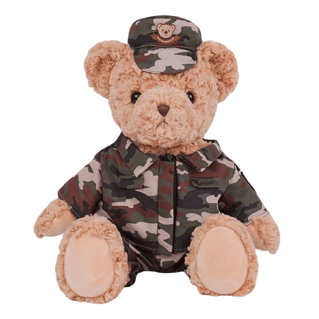 Militär teddybjörn