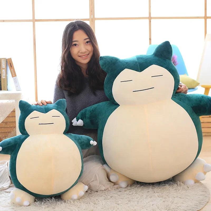 Jättestor Snorlax gosedjur