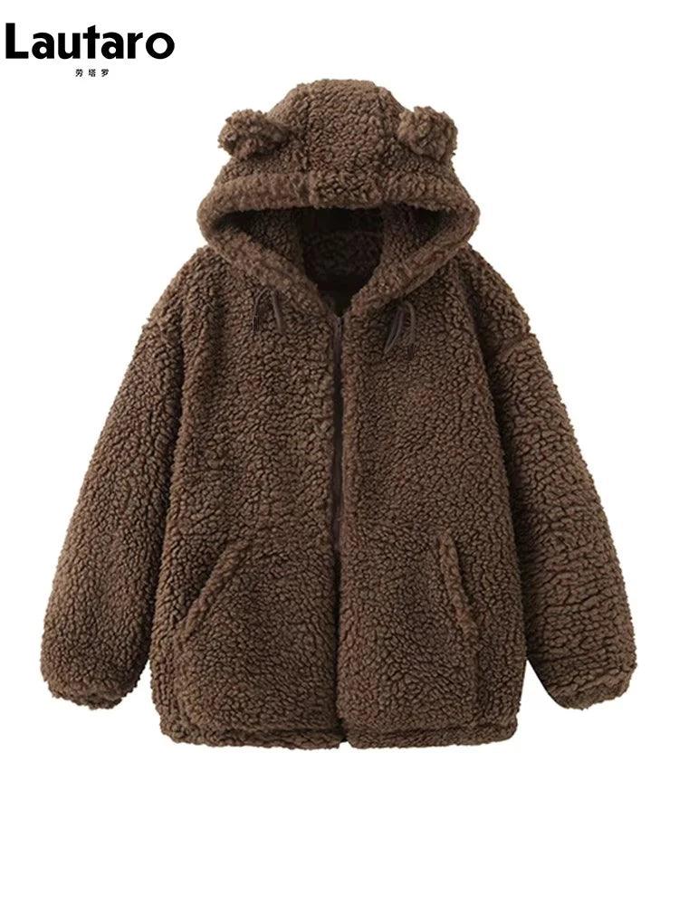 H&M teddybjörn-jacka