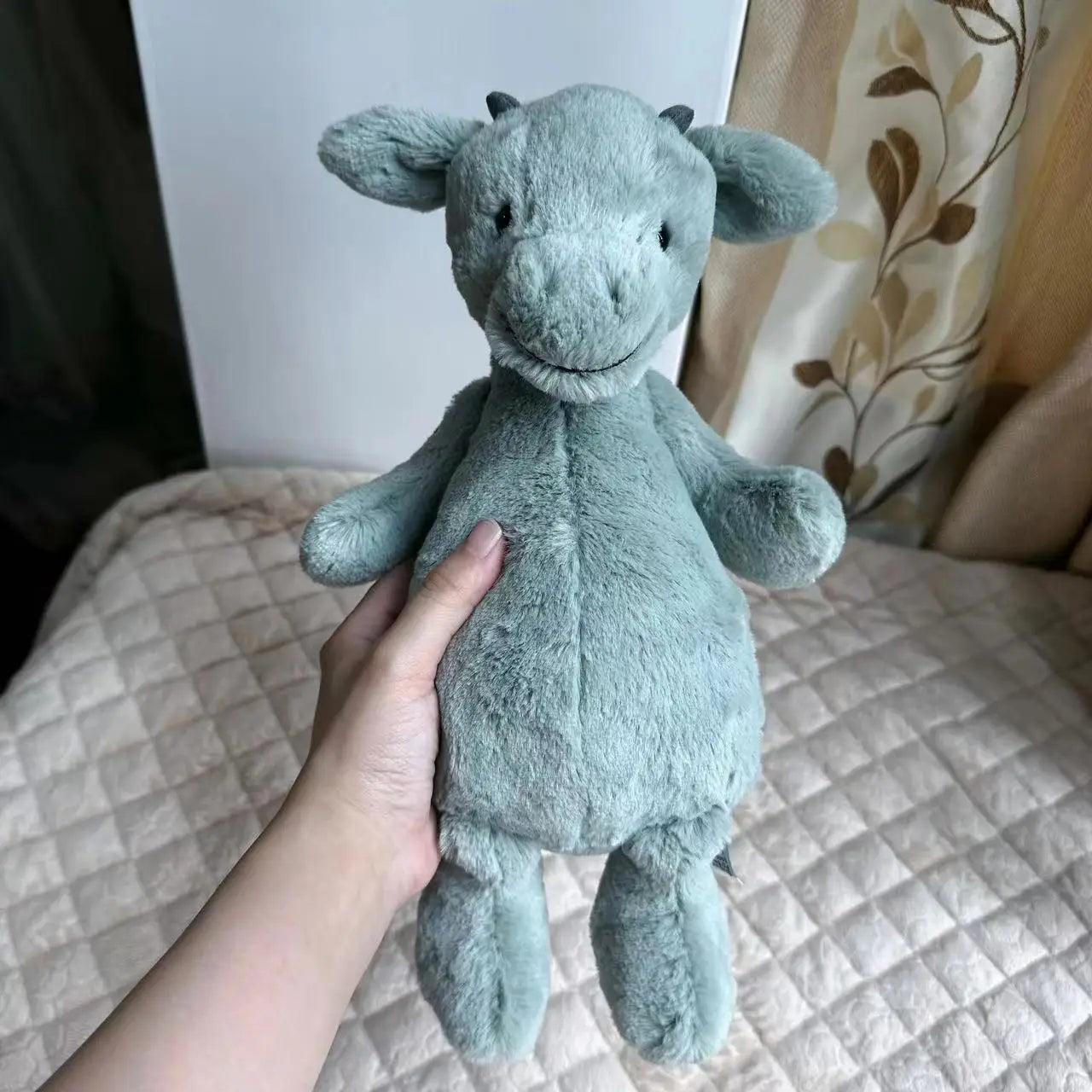 Jellycat Medium Blyga Gröna Draken gosedjur