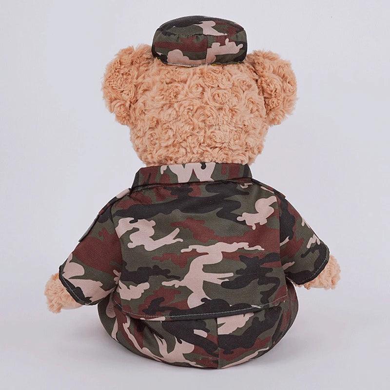 Militär teddybjörn